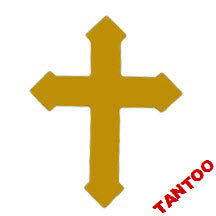 Kreuz Tantoos (20 Sonne Tattoo Aufkleber)