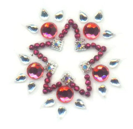 Cristal Rose Bijou De Corps Autocollant