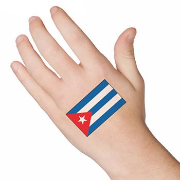 Kuba Flagge Tattoo