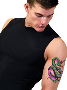 Curly Poison Dragon Tattoo