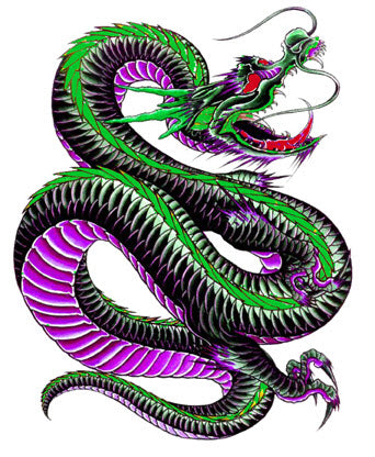Dragon Frisés Poison Tattoo