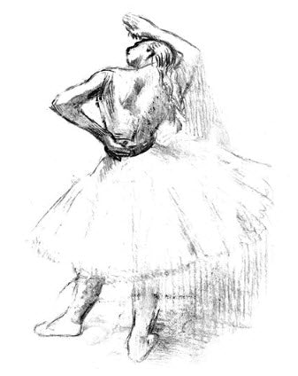Danseuse - Edgar Degas Tatuaje