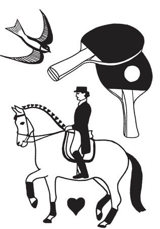 Dressage Ping Pong - Lydia Leith (4 Tattoos)