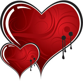 Dripping Hearts Tattoo