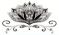 Elegante Lotus Bloem Tattoo