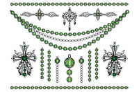 Emerald Jewelry Tattoos