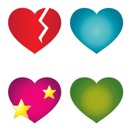 Tatuagem Corações Emoji (4 Tatuagens)