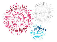 PrismFoil Exploding Fireworks Tattoos