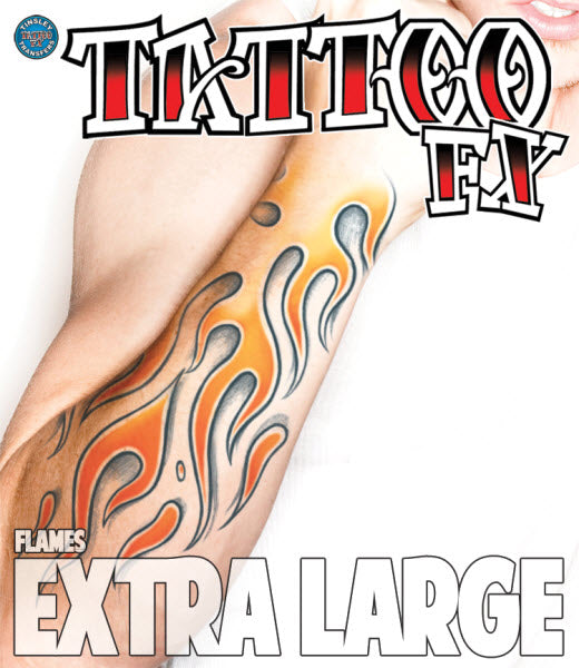 Vlammen Extra Large (2 Tattoos)