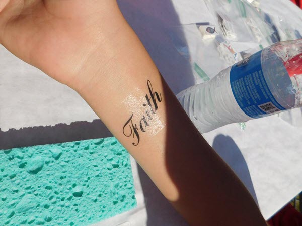 Tatuaggio Faith