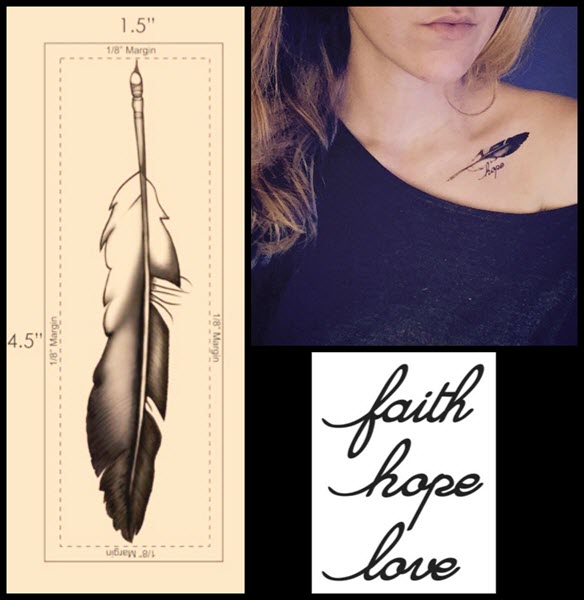 Faith Hope Love Tatuajes