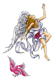 Falling Angel Tattoo