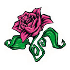 Seducente Tatuaggio Con Rosa Rosa
