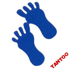 Feet Tantoos (20 Sun Tan Stickers)