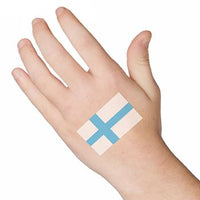 Finnische Flagge Tattoo