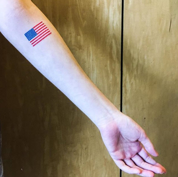 Tatuagem Bandeiro dos EUA