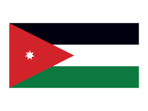 Jordanië Vlag Tattoo