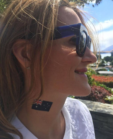 Australia Flag Tattoo – Tattoo for a week