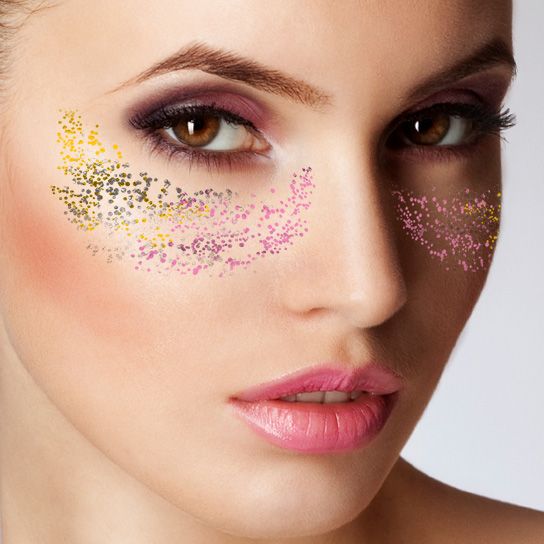 18 Stück Glitzer-Sommersprossen-Tattoos – Wasserdichte Gesichtsaufkleber In Schmetterling, Stern & Herz, Für Festival, Halloween, Weihnachten
