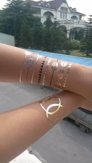 Fashion Beans Metallic Tattoos