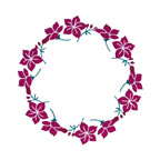 Purple Flower Ring Tattoo