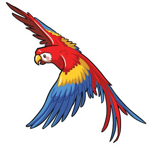 Flying Macaw Tattoo