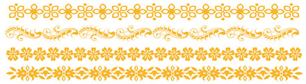 Bracelets Floraux Foil Tattoos