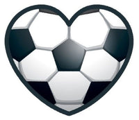 Tatuaje Del Corazón Del Fútbol