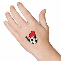 I Love Football Tattoo