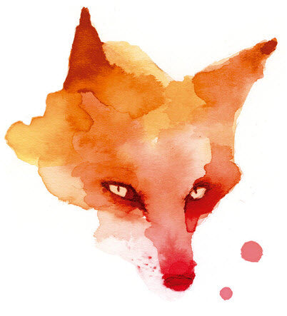 Watercolor Fox - Tattoonie