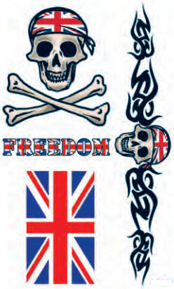 Union Jack Freedom Tattoos