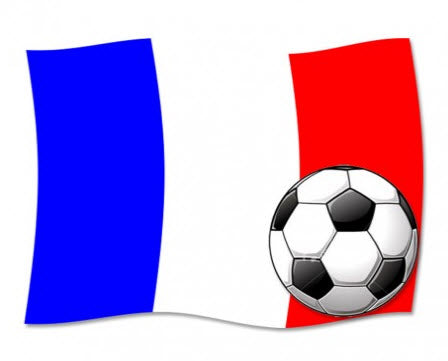Tatuaje De La Bandera De Fútbol De Francia