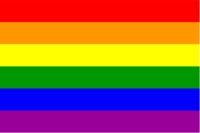 Gay Pride Regenbogen Flagge Tattoo