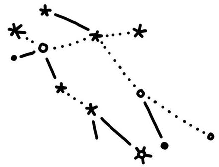 Constellation Gémaux Tattoo