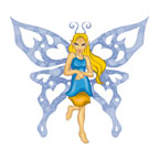 Glass Winged Fairy Tattoo