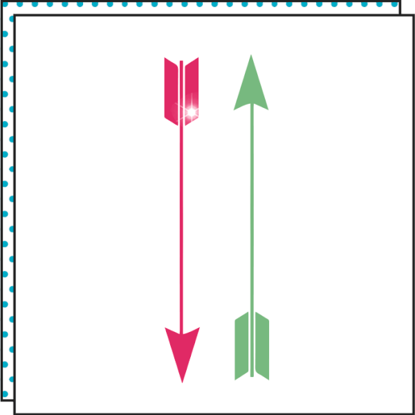 Glitter Kosmische Pijlen - Tattoonie