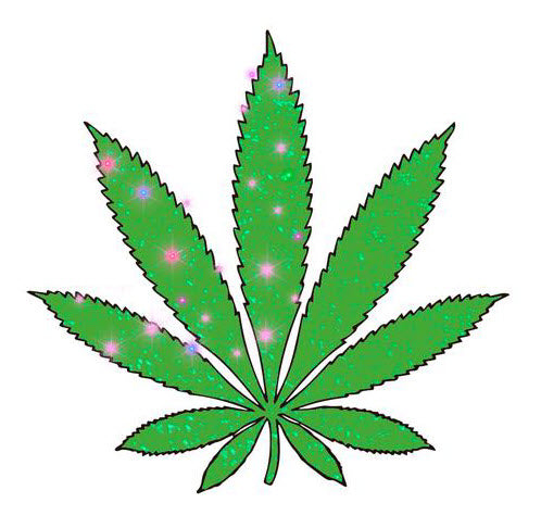 Glitter Marijuana - Tattoonie