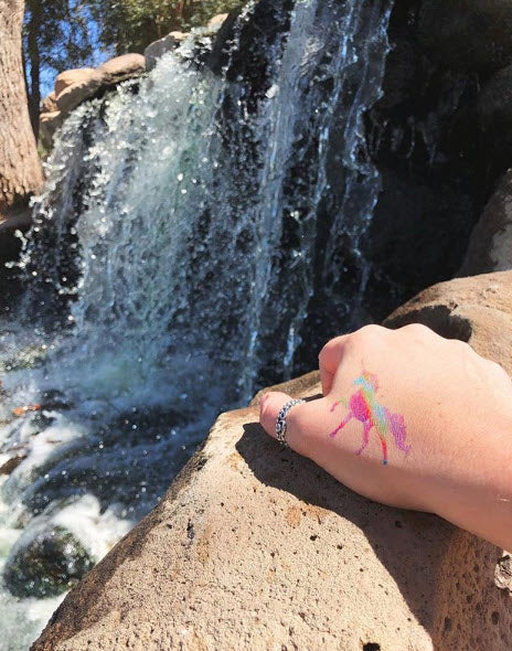 Tatuaggi Temporanei Unicorn Glitter Per Ragazze - 110 Pezzi Per Feste Compleanno E Bomboniere - Foto 8