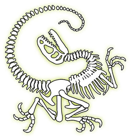 Velociraptor - Tatuaje Resplandor