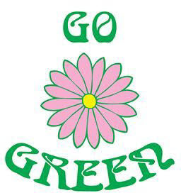 Go Green Flower Tattoo