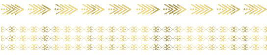 Frecce d'Oro & Bracciali Polsini Tatuaggi