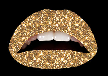Gold Glitteratti Violent Lips