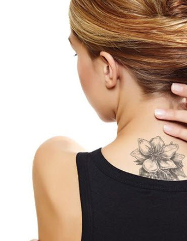 Tatuaje De Magnolia Gris