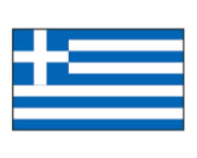 Griechische Flagge Tattoo