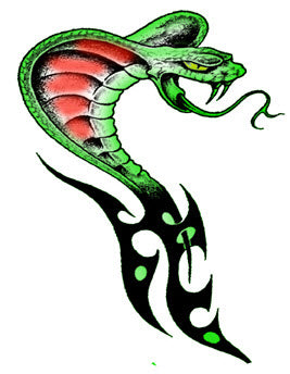 Tatuagens Cobra Verde