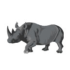Tatuagem Pequena Rinoceronte
