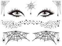 Maschera viso Ragnatela /Máscara de Tela de Araña / Pecas de Halloween