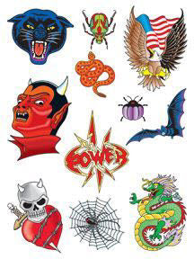 Halloween Multi Tattoos (11 Tattoos)