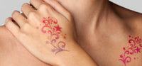 Tatuagem Rosada com Spray de 50 ml + 3 Estampas