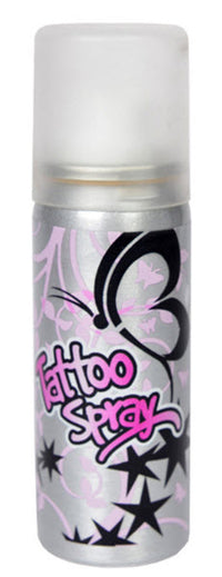 Pulverizador De Tatuaje Rosa Alto 50 ml + 3 Plantillas
